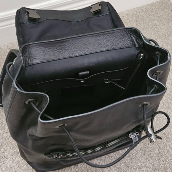 Coach Black Leather Backpack - Picture 7 of 16